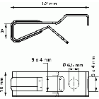 Attache de bord de tôle WALRAVEN Britclips PCM - 10-12 mm - 52350018