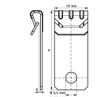 Attache de bord de tôle WALRAVEN Britclips PHV - 1-5 mm - 57020005