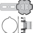 Support d50 a visser avec deport 20mm