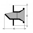 Régulateur intérieur 30 m3/h pour gaine