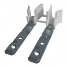 Paire tulipe tradi tunnel lames 8 coulisse avec cage