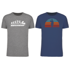 Lot de 2 t-shirt de travail BOSSEUR Evo Greige - 12231-003