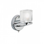Applique sonata, chrome et cristal, 1 ampoule