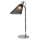 Lampe plexus, chrome et noir
