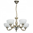 Chandelier laiton classic 5 ampoules 77 cm
