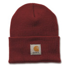 Bonnet poly-acrylique rouge foncé tu carhartt s1a18608