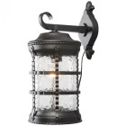 Applique d'extérieur noire street 1 ampoule 40 cm