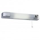 Applique shaver lights avec prise rasoir, chrome et acrylique