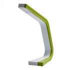 Lampe de table blanche techno 1 ampoule 31.5 cm