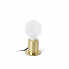 Lampe de table or satiné ten 1 ampoule