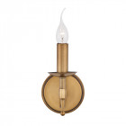 Applique 1 ampoule stanford, laiton antique