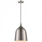 Suspension nickel satiné torquay 1 lumières