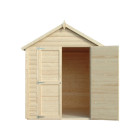 Abri bois TONGA - superficie : 4.32 m² - 181x239 cm - cabane de jardin - stockage outils - double porte - sans déclaration - assemblage facile