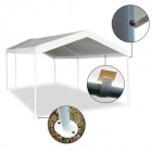 Abri voiture 3 x 5 m blanc Virage
