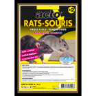 Acto anti-rongeurs : pièges à glu pour rats & souris avec support bois - aromatisé noisette