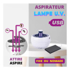 Acto aspirateur moustiques: innovation led u.v. Pour un intérieur sans insectes