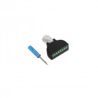 Adaptateur 8P8C (Rj45) Vers Connexion A Vis