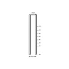Lot de 10 400 agrafes série L galvanisées résine D=1.35x1.60mm l=10.80mm L =45mm ALSAFIX 6L-451