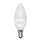 Ampoule led bougie VERBATIM E14 4,5 watt (eq. 31 watt) - Couleur eclairage - Blanc chaud 2700°K