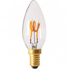 Ampoule led e14 twisted & loop 2 watt (eq. 10 watt) - finition - claire