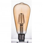 Ampoule led filament ambree st64 culot e27