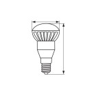 Ampoule led R50 E14 6 watt (eq. 38 watt) - Couleur eclairage - Blanc chaud 3000°K
