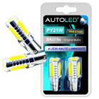 Ampoule led bau15s / 4 leds haute puissance / led py21w autoled®
