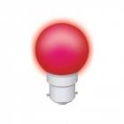 Ampoule rouge toledo ball b22 ip44 0.5w (0026882)