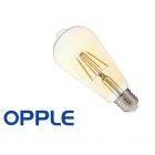 Ampoule led st64 culot e27 7w teintée