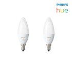 Ampoules connectées philips hue e14 x 2 - multicolore