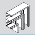 Angle plat pour Plinthe Electrique Appareillable PVC 65 x 130 mm