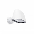 Aplique murale de jardin blanc mat sentinel 1 ampoule