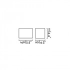 Aplique murale de jardin gris foncé sunset 2 ampoules