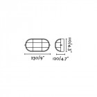 Aplique murale de jardin laiton cabo 1 ampoule