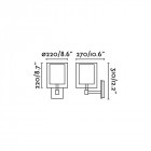 applique murale mat saba 1 ampoule