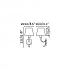 applique murale nickel mat essential 1 ampoule