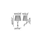 Aplique murale noire mix 1 ampoule