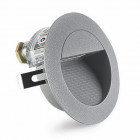 Applique 1.5w micenas path, aluminium et polycarbonate, gris