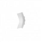 Applique bend, aluminium et ppma, laqué blanc