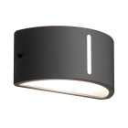 Applique bonn, fonte d'aluminium et polycarbonate, graphite