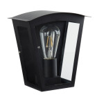 Applique box, en aluminium et verre, noir