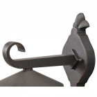 Applique d'extérieur noire street 1 ampoule 23 cm