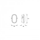 Applique de jardin flash h65 cm led 30 ampoules