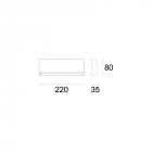 Applique de jardin grove led 28 ampoules
