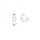 Applique de jardin jumbo led 20 ampoules