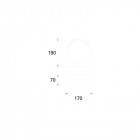 Applique de jardin mayor 1 ampoule