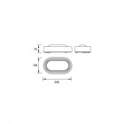 Applique de jardin rhino led 36 ampoules