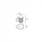 Applique de jardin road 1 ampoule