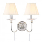 Applique finsbury park, nickel poli, 2 ampoules, sans abat-jour