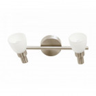Applique led spot g9 2x2 watt blanc chaud - led g9 incluse